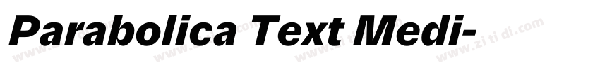 Parabolica Text Medi字体转换 Parabolica Text Medi字体转换